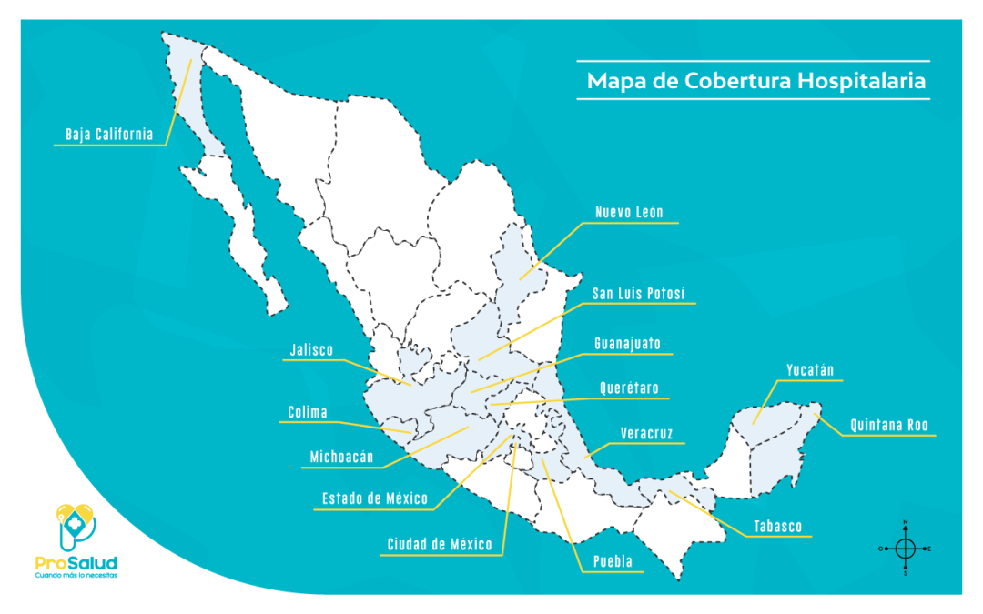 Mapa de Cobertura Hospitalaria